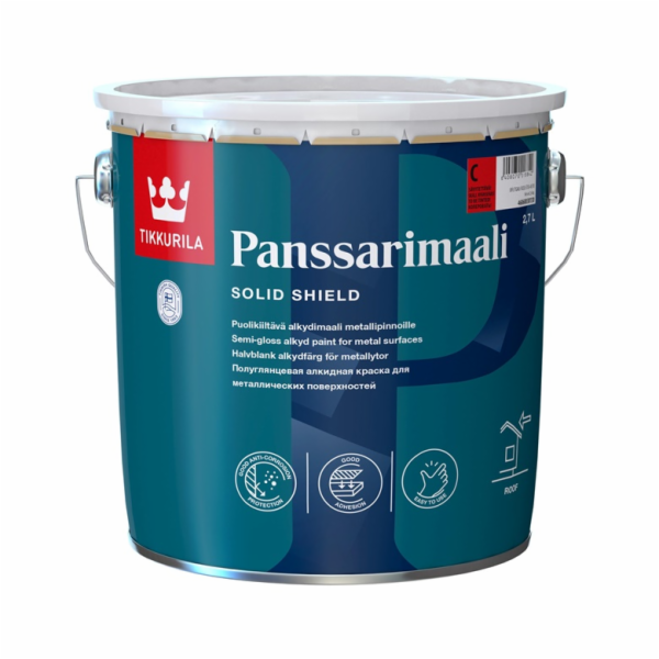 Barva Tikkurila Panssarimaali, základ C, 2,7l
