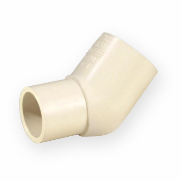 Koleno 4706-805, PVC-C, vnější závit 1/2"x45°/vnitřní lep...