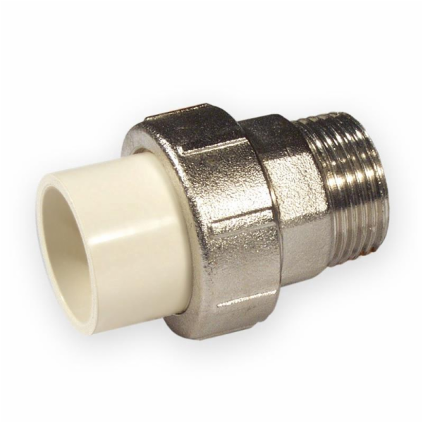 Adaptér 4733-405, PVC-C, 1/2" vnější závit/lepící samice