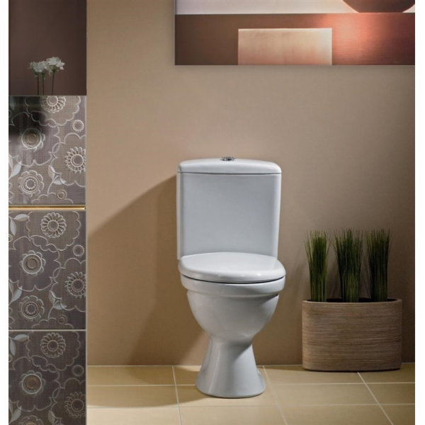 WC s poklopem CERSANIT MERIDA K03-014, 355×670 mm