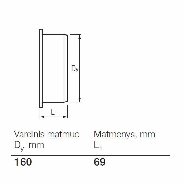 Venkovní kanalizační roleta Wavin, O 160 mm