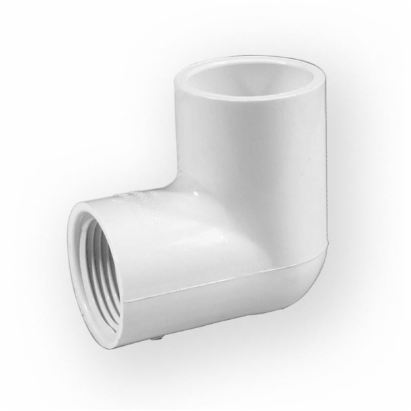 Koleno 406-005, PVC-U, 1/2" ID závit/lepidlo ID