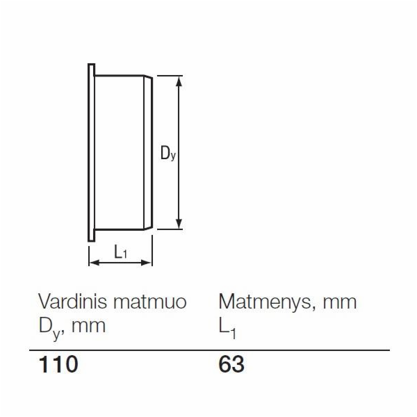 Venkovní kanalizační roleta Wavin, O 110 mm