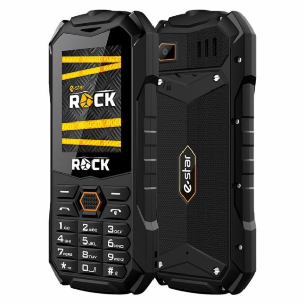 Mobilní telefon eStar Rock, černý, 48MB/128MB