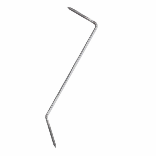 Stavební sponka pozinkovaná, soustružená, 6,5 x 200 mm, 1ks.