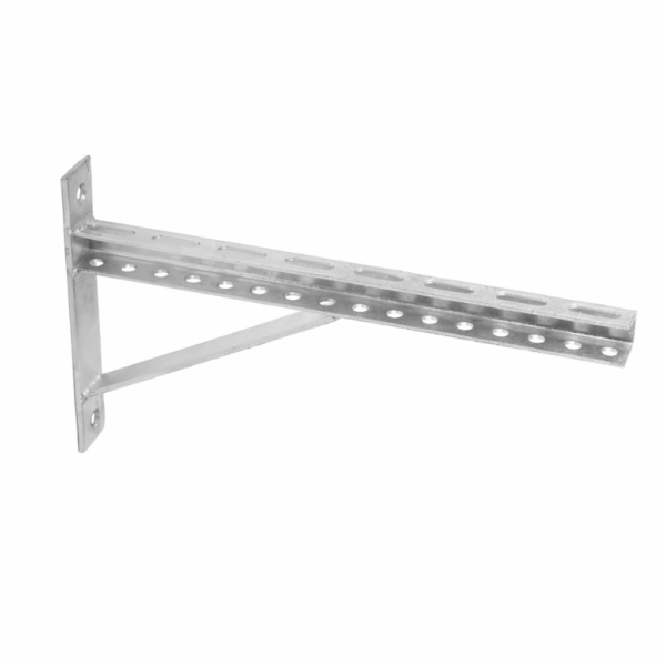 Držák konstrukce s podpěrou HH81306, 400x20 mm, šedý