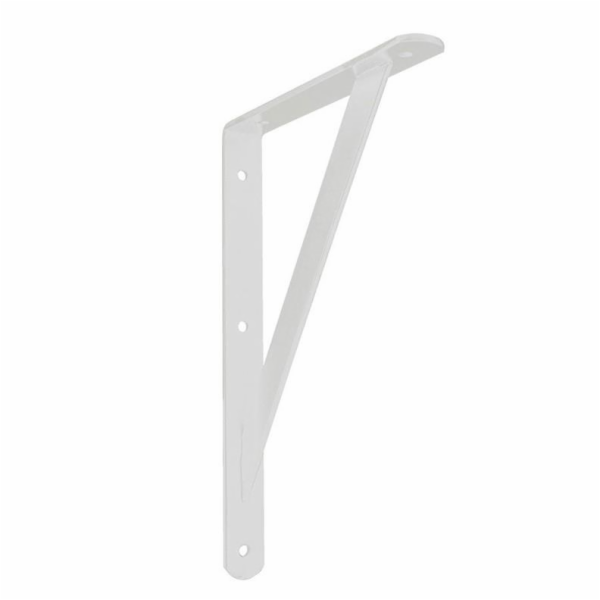 Policový držák HAUSHALT HH81165, 400×250 mm, bílá