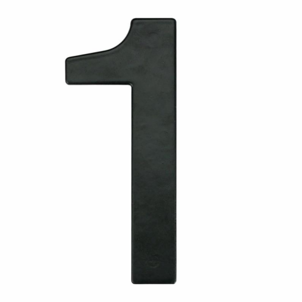 Číslo "1", matná černá, 145 mm