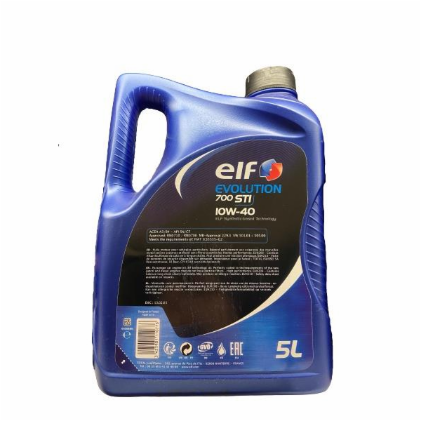 MOTOROVÝ OLEJ "ELF EVOLUTION 700 STI" (10W-40; 5 l)
