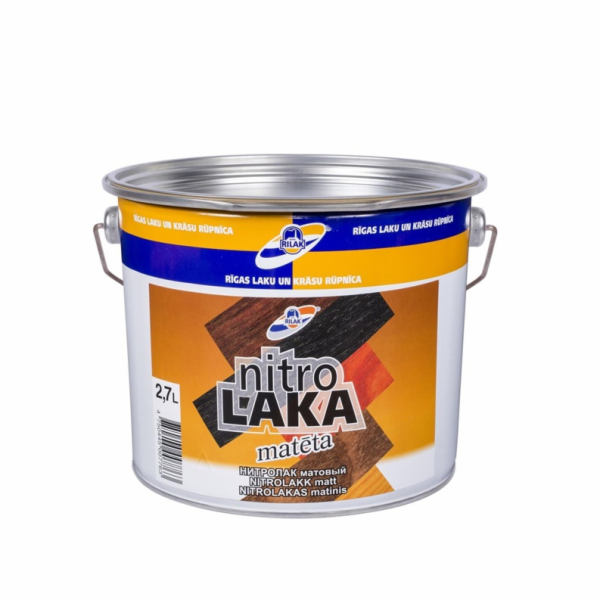 Nitrolak Rilak Nitro Laka, matný, 2,7l