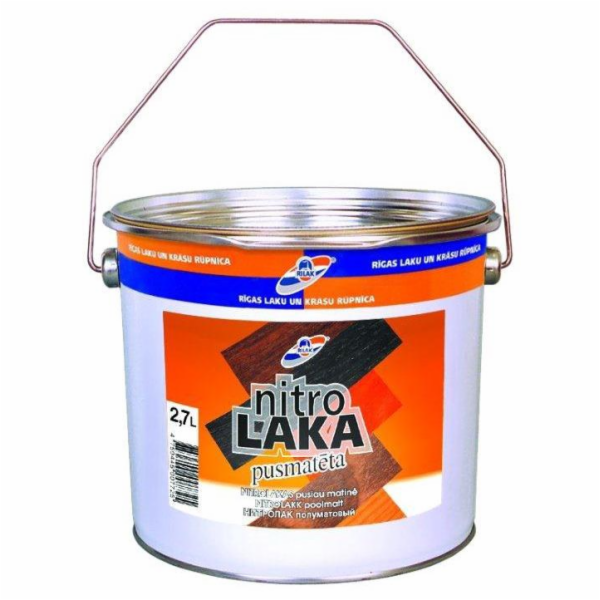 Nitrolak Rilak Nitro Laka, polomatný, 2,7l