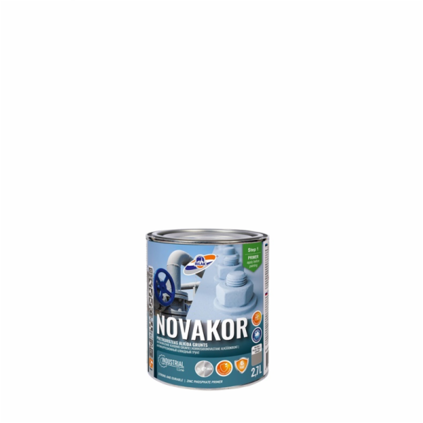 Základní nátěr Rilak Novakor, světle šedý 2,7l