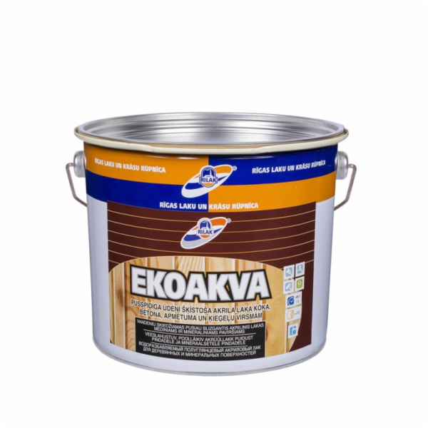 Akrylový lak Rilak Ekoakva, pololesklý, 2,7l