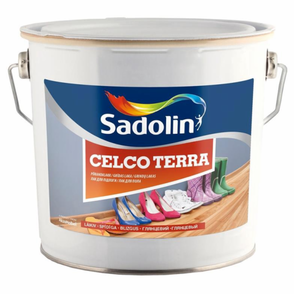 Podlahový lak Sadolin Celco Terra 90, lesklý, 2,5l