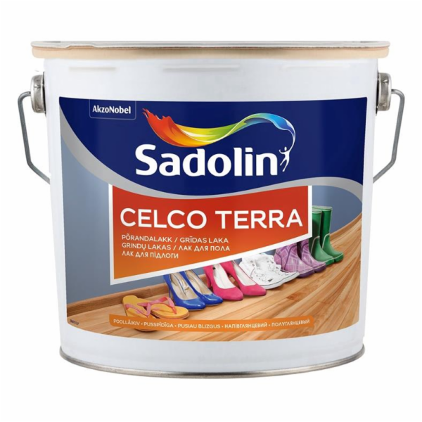 Podlahový lak Sadolin Celco Terra 45, pololesklý, 2,5l