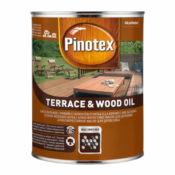 Pinotex Wood Oil, bezbarvý, 1 l