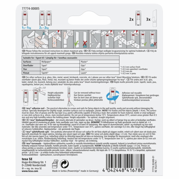 Háčky na zavěšení saní, 77774, 2X1 kg, nastavitelné