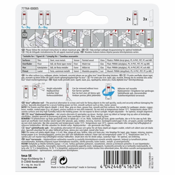 HÁČEK REMEL PAKAB 77764 2X3KG PLYT REG