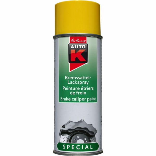 Barva na brzdové díly Auto K 1233075, žlutá, 400 ml