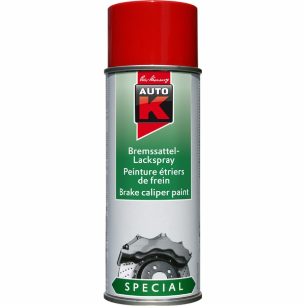 Barva na brzdové díly Auto K 1233074, červená, 400 ml
