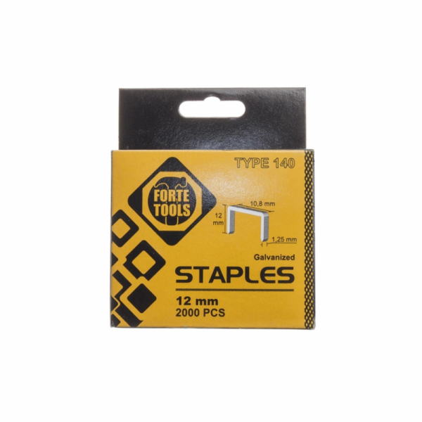 Sponky Forte Tools, 140, 12 mm, 2000 ks