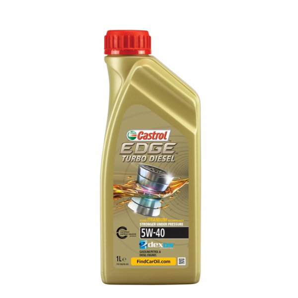 MOTOROVÝ OLEJ CASTROL EDGE TITANIUM TD 5W-40 1L