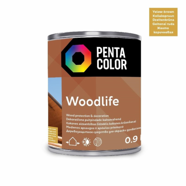 IMPREGNANT "WOODLIFE" (ŽLUTOHNĚDÁ; 0,9 l)