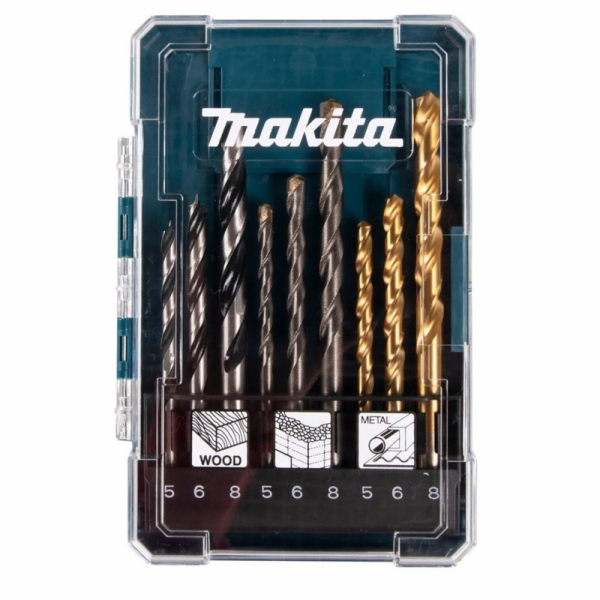 Sada vrtáků D-71962, 5, 6, 8 mm, 9 ks.