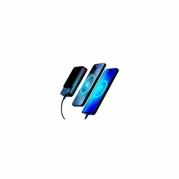 3mk powerbanka - HARDY MagSynergy Ni+ 10,000mAh, bezdráto...