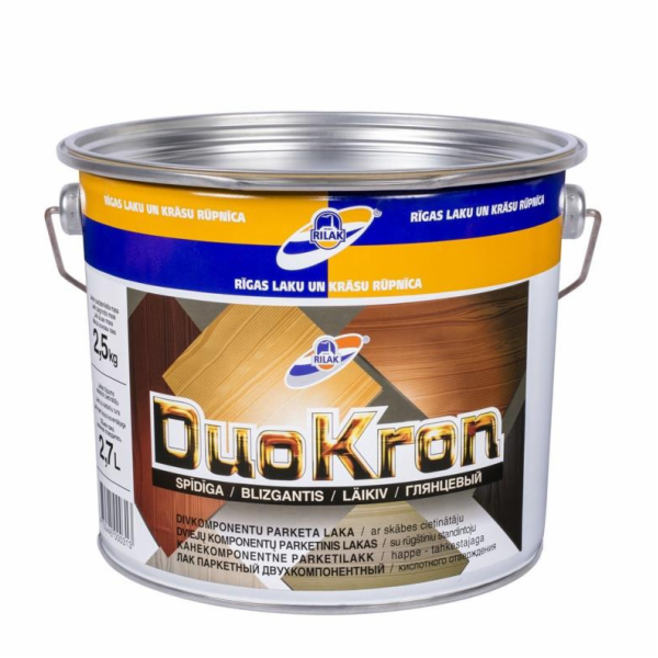 Parketový lak s tužidlem Rilak DuoKron, lesklý, 2,5l