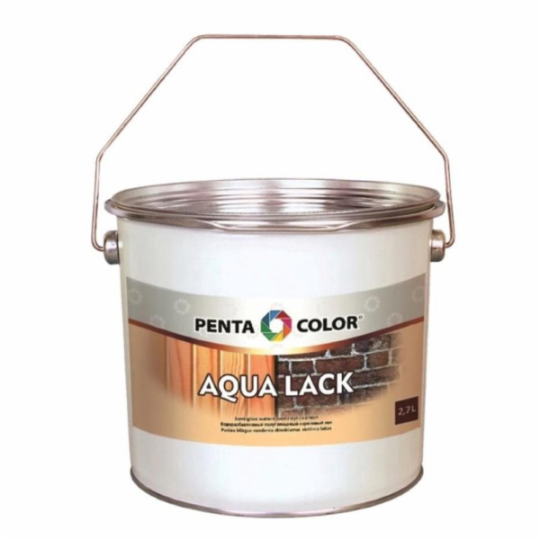 Akrylový lak Pentacolor Aqua Lack, pololesklý, 2,7l