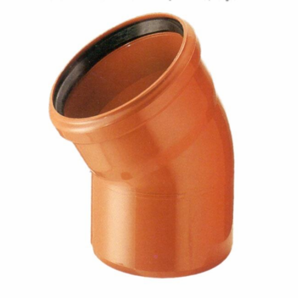 Venkovní drenážní koleno Wavin, O 110 mm, 22°