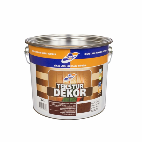 IMPREGNANT NA DŘEVO "TEKTURDEKOR" (tmavě HNĚDÝ; 2,7 l)