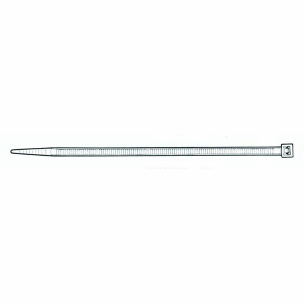 Upevňovací popruh Elematic, 4,5 x 430 mm, bílý
