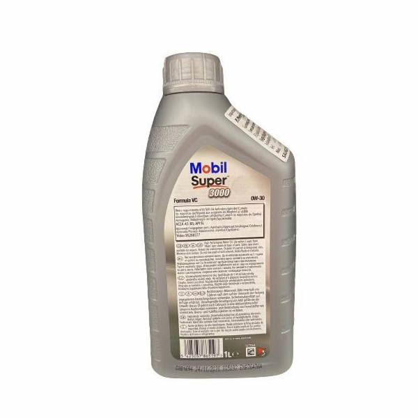 MOTOROVÝ OLEJ "MOBIL SUPER 3000 FORMULA VC 0W-30"; 1 litr