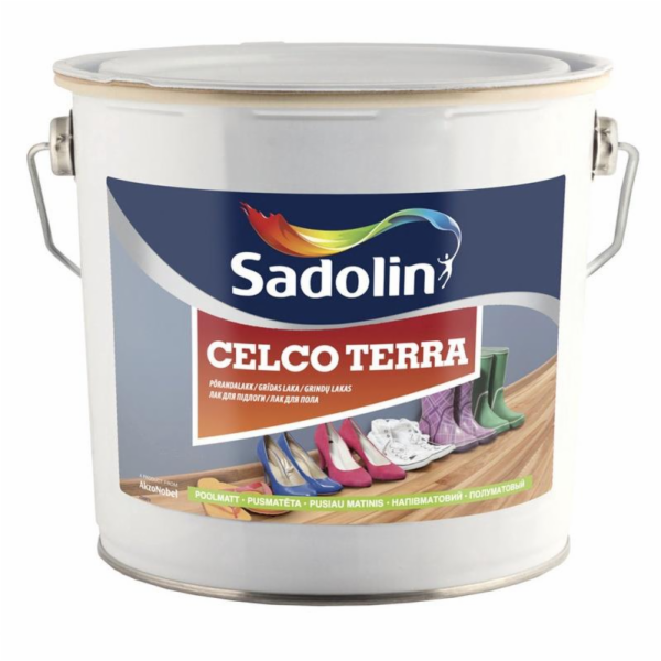 Podlahový lak Sadolin Celco Terra 20, polomatný, 2,5l