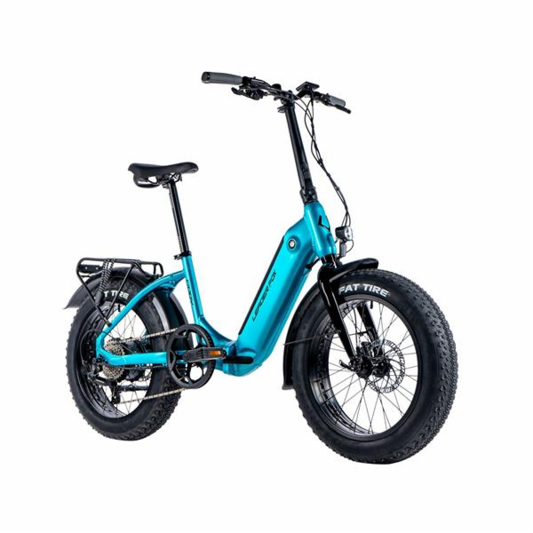 Elektrokolo Leader Fox CODY FAT BIKE,20" M:2024-1 modrá