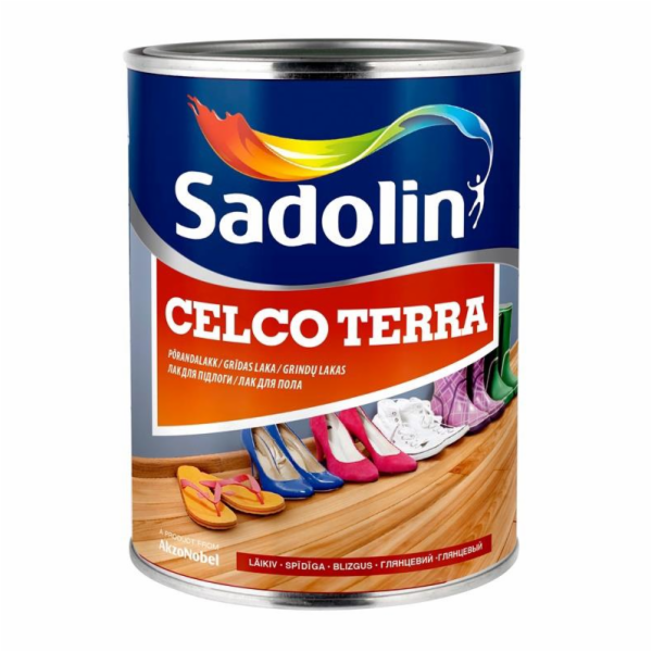 Podlahový lak Sadolin Celco Terra 90, lesklý, 1l