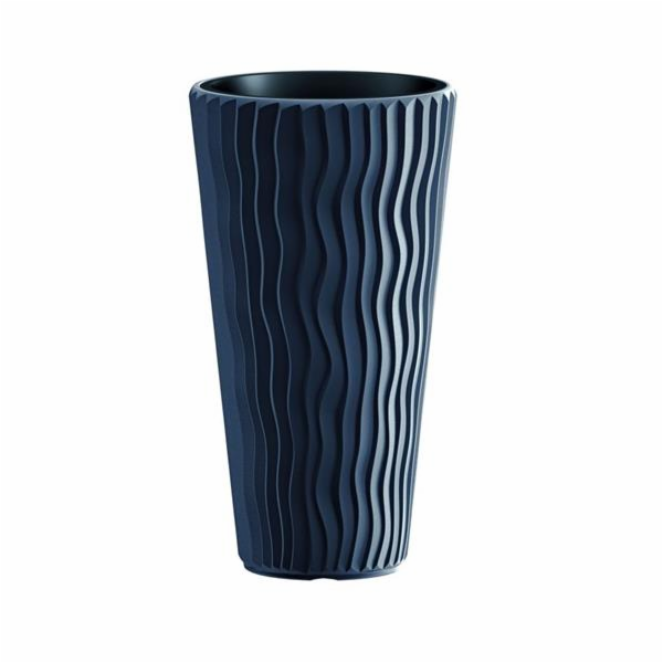 Květináč Prosperplast SANDY SLIM antracit 29,7 cm 