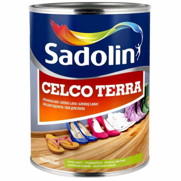 Podlahový lak Sadolin Celco Terra 20, polomatný, 1l