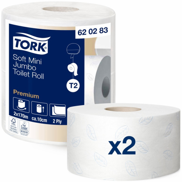 Toaletní papír TORK MINI JUMBO TR PREM 170m