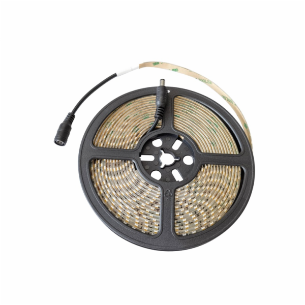 LED pásek WW, SMD2835, 9,6 W/m, 5580 lm, 5 m, IP65, 12V