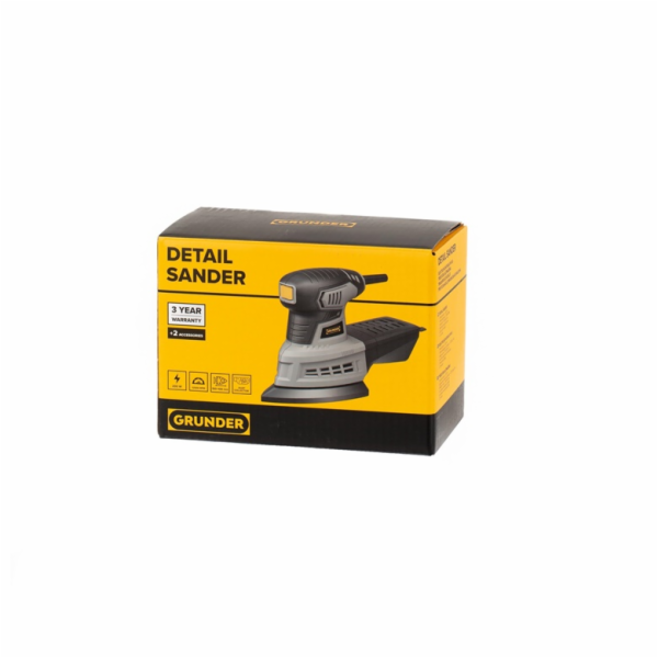 Elektrická trojúhelníková bruska Grunder TS-003, 200W