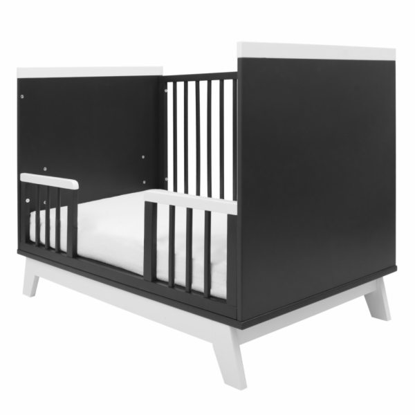 Dětská postýlka se zábranou New Baby MARCUS 120x60 cm gra...
