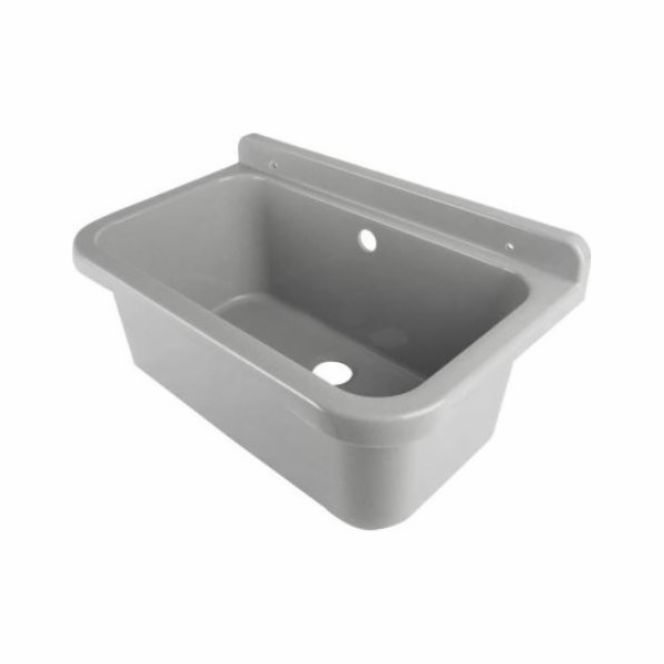 Hydroland 1miskový užitkový dřez 55 x 34cm šedý (ZLEW.55.SZ)