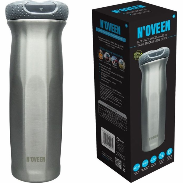 Termální láhev Noveen NOVEEN TB902 Strong Steel Silver 63...