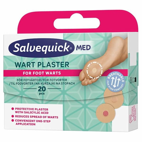 Soraya Salvequick Med Ward Náplasti na bradavice na nohou...