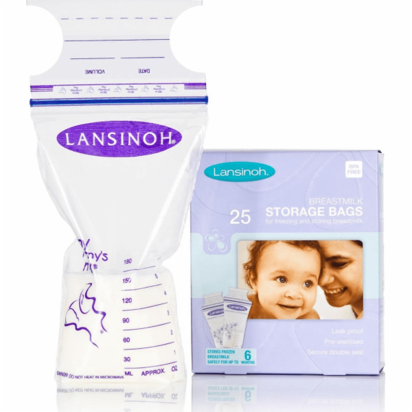 Lansinoh Food sáčky fialové 25x180ml (LAN003)