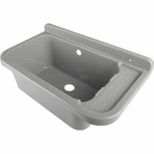 Hydroland 1miskový užitkový dřez 60 x 34cm (ZLEW.60.SZ)