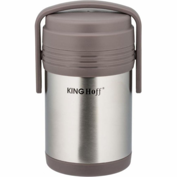 KingHoff Termoska na večeři KH-4075 1,5 l Stříbrná